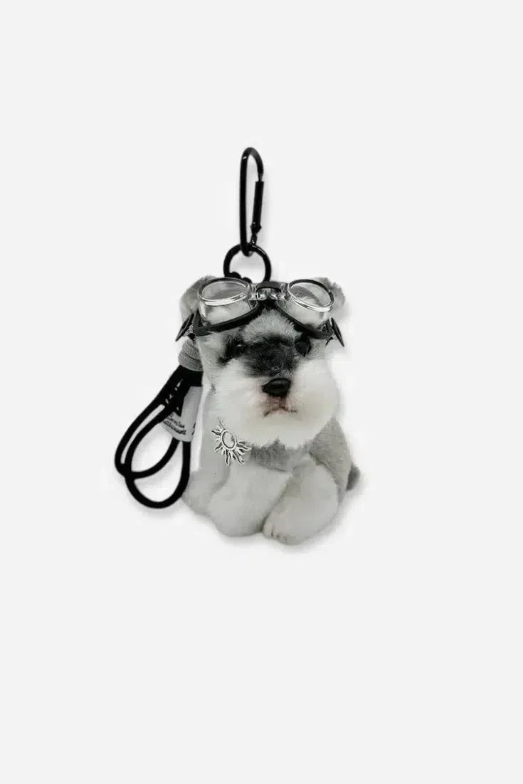 Schnauzer Aviator – Zabawny wzór – Zawieszka do torby-15216246227269-Helena i Kasia Warszawa