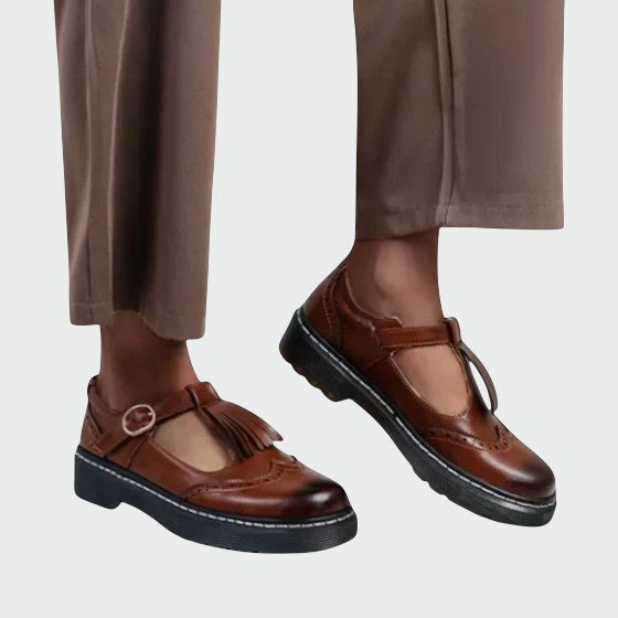 Irena - Eleganckie skórzane buty T-Bar-15374135853381-Helena i Kasia Warszawa