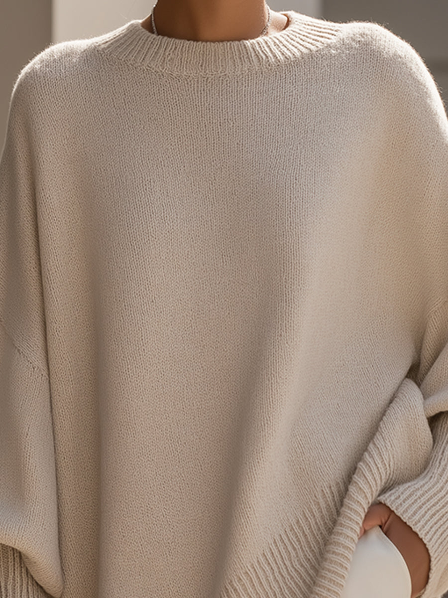 Mandy – Bezwysiłkowa Elegancja Oversized Poncho-15374952235333-Helena i Kasia Warszawa