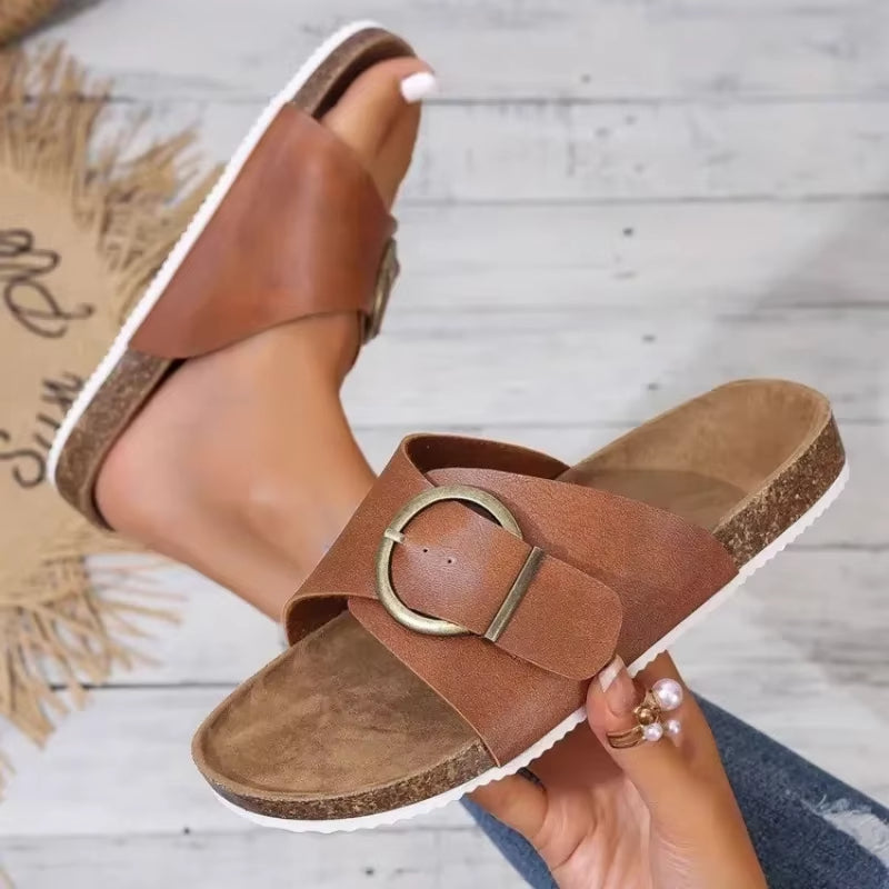 Bellevue - Klapki Buckle Mule Slide-15365377622341-Helena i Kasia Warszawa