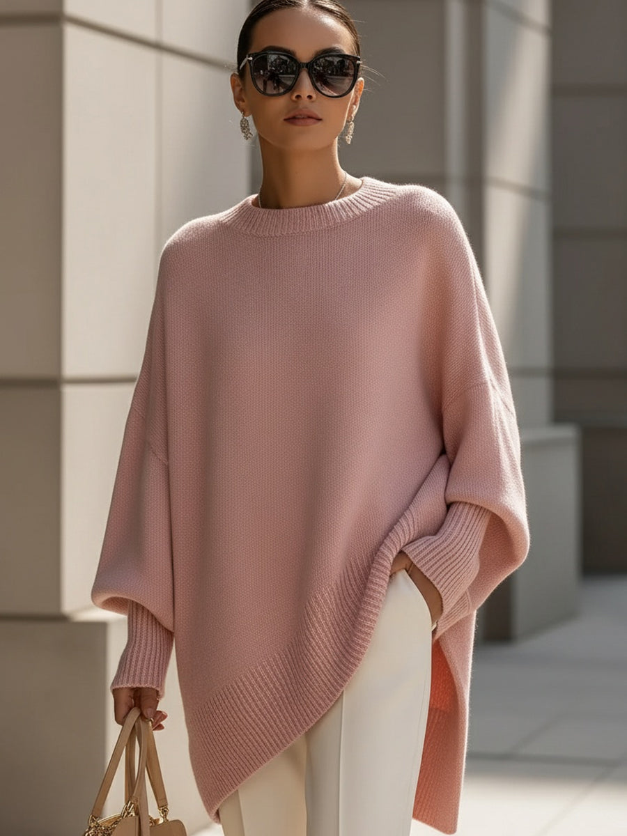 Mandy – Bezwysiłkowa Elegancja Oversized Poncho-15374952235333-Helena i Kasia Warszawa