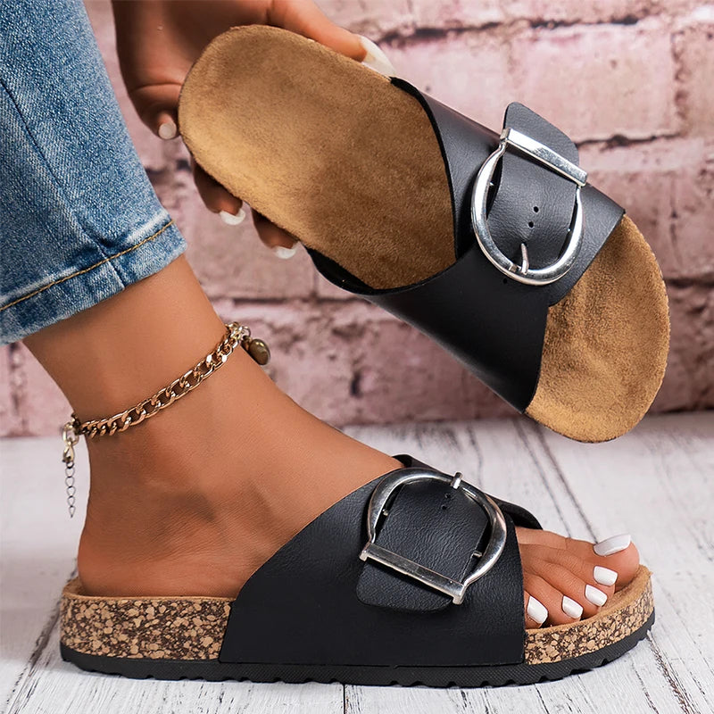 Bellevue - Klapki Buckle Mule Slide-15365377622341-Helena i Kasia Warszawa