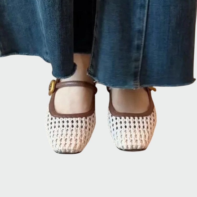 Jacqueline - Woven Buckle Mary Jane Shoes-15374136148293-Helena i Kasia Warszawa