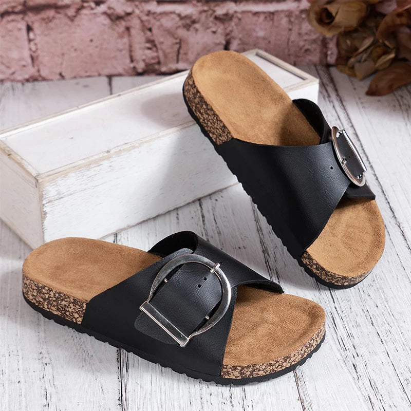 Bellevue - Klapki Buckle Mule Slide-15365377622341-Helena i Kasia Warszawa