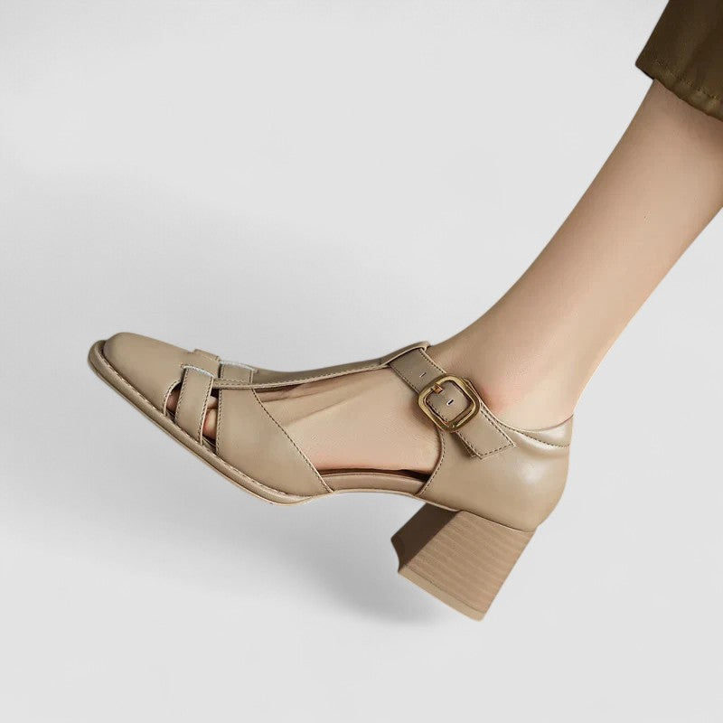 Scarlett – Ortopedyczne T-Strap Blokowe Obcasy-15374136181061-Helena i Kasia Warszawa