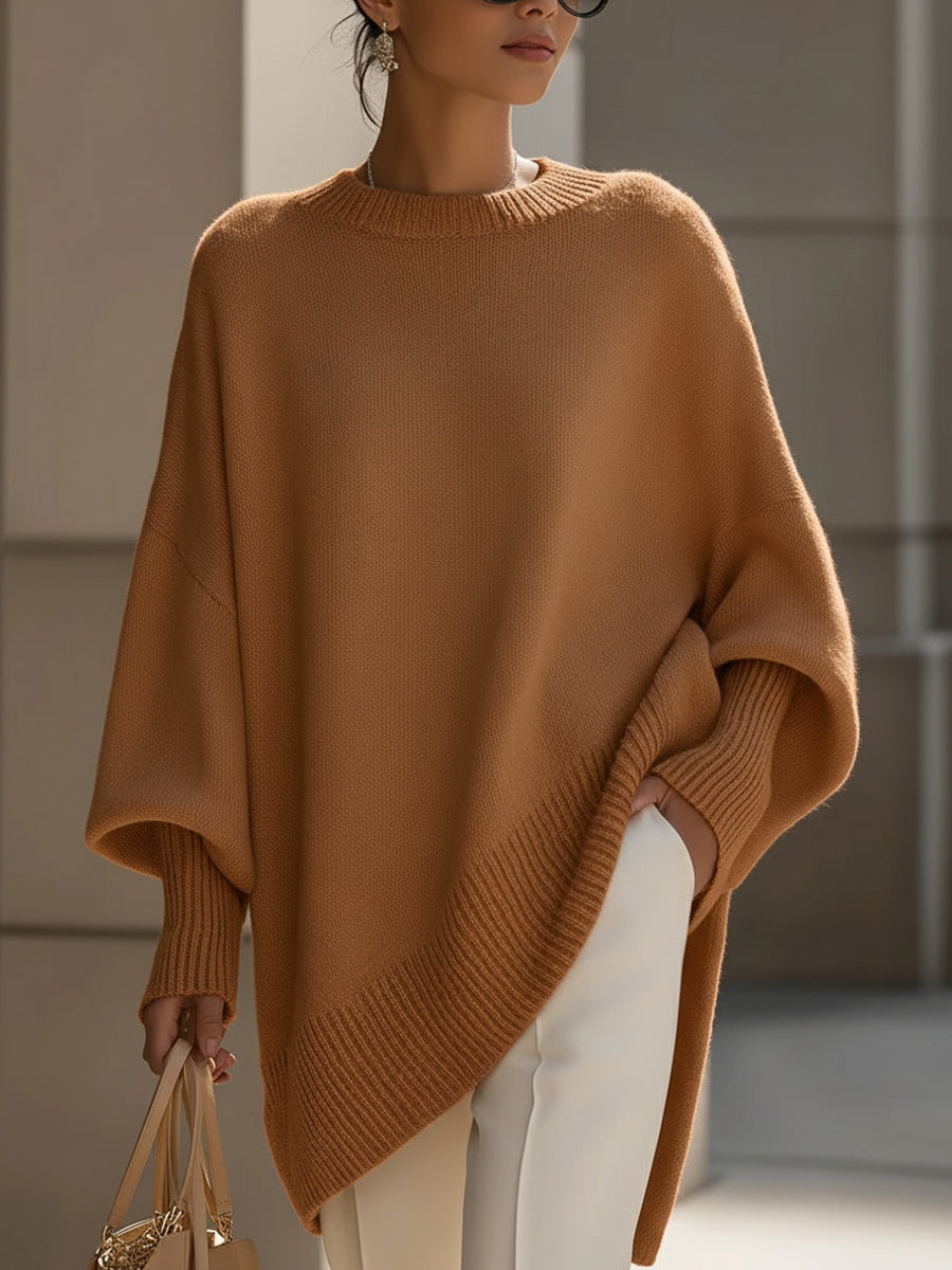Mandy – Bezwysiłkowa Elegancja Oversized Poncho-15374952235333-Helena i Kasia Warszawa