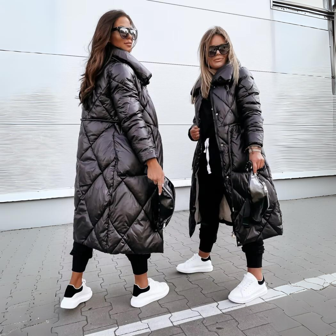 Charlene - Luksusowy Długi Puchacz Pikowany-15374046265669-Helena i Kasia Warszawa