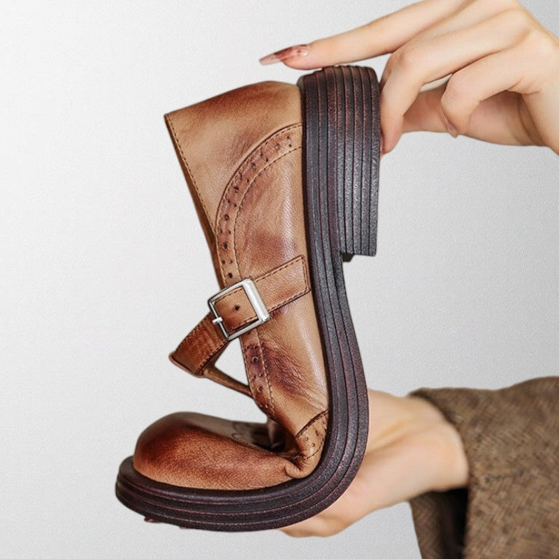 Flora - Eleganckie Skórzane Buty-15374134739269-Helena i Kasia Warszawa
