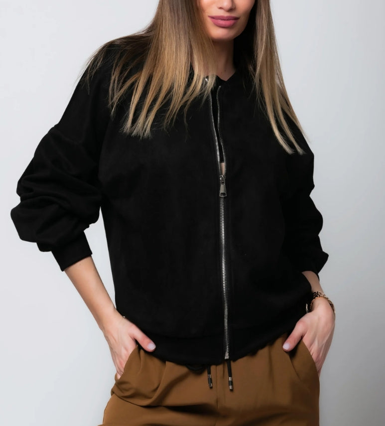 Luciana - Zamszowa Kurtka Bomber-15374046495045-Helena i Kasia Warszawa