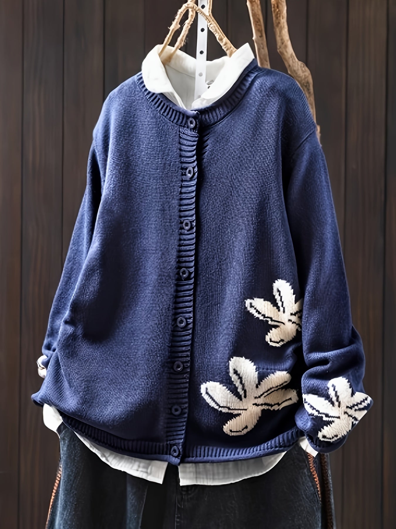 SERAFINA - KWIATOWY SWETER-15373956481349-Helena i Kasia Warszawa