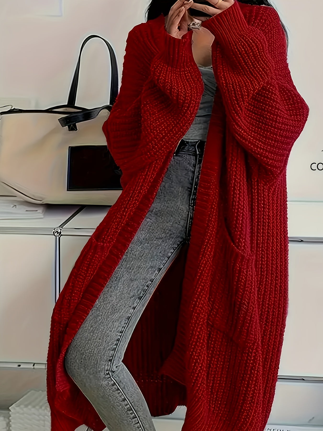 Alice - Przytulny Kardigan Longline-15374251295045-Helena i Kasia Warszawa
