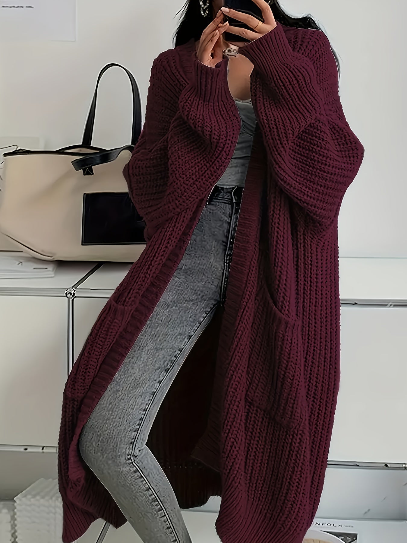 Alice - Przytulny Kardigan Longline-15374251295045-Helena i Kasia Warszawa