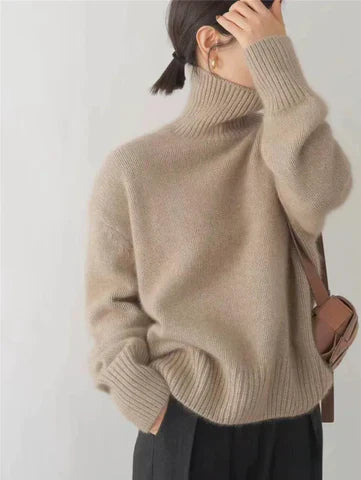 Amaya - Luksusowy Sweter z Kaszmiru z Golfem-15374250017093-Helena i Kasia Warszawa