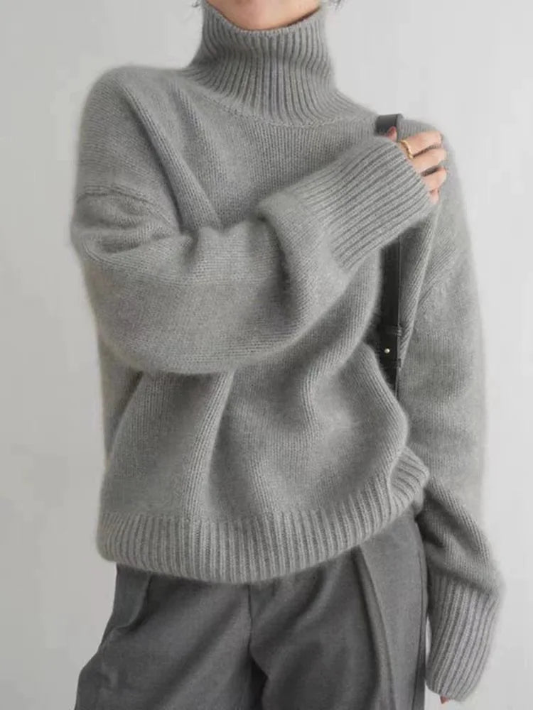 Amaya - Luksusowy Sweter z Kaszmiru z Golfem-15374250017093-Helena i Kasia Warszawa