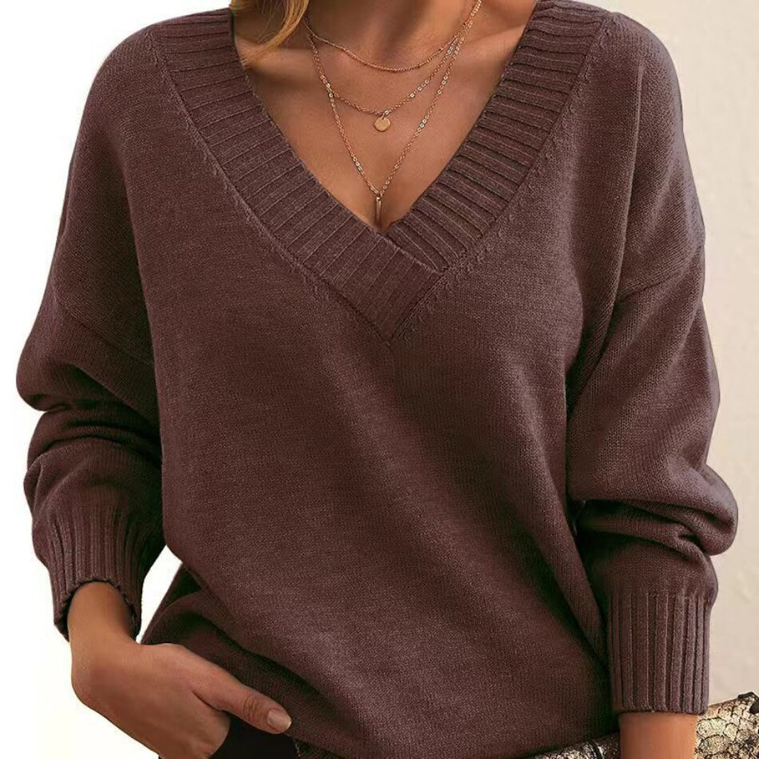 Sweter Marjorie — Elegancki dekolt w serek-15382439756101-Helena i Kasia Warszawa