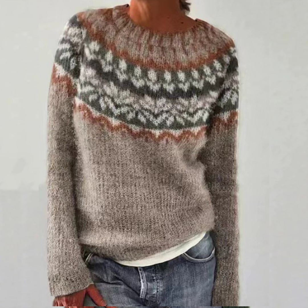 Chloe - Przytulny Retro Sweter-15365361893701-Helena i Kasia Warszawa