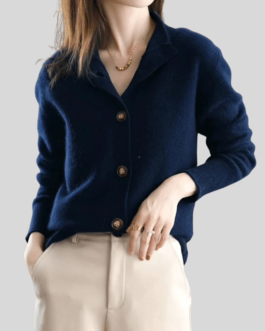 Claire - Kardigan z kaszmiru w stylu retro-15374251819333-Helena i Kasia Warszawa