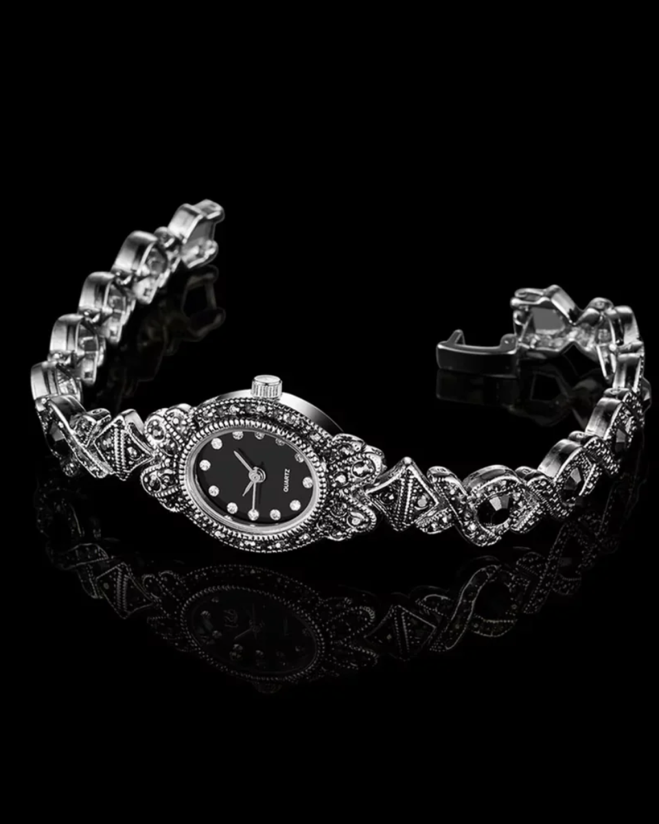 Clessidra – Misterny wzór bransolety – Zegarek vintage-15216229286213-Helena i Kasia Warszawa