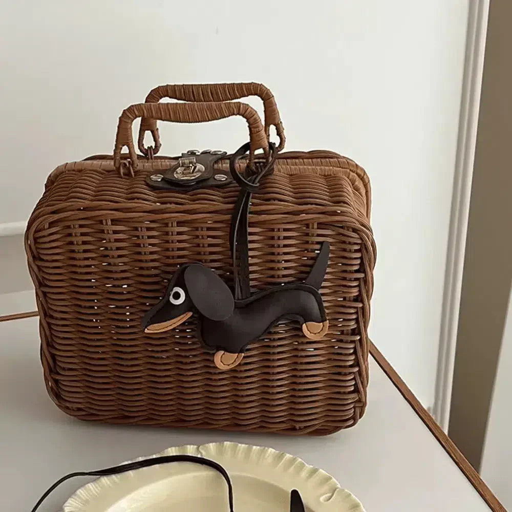 Dachshund – Zabawny wzór jamnika – Zawieszka do torby-15216242753861-Helena i Kasia Warszawa