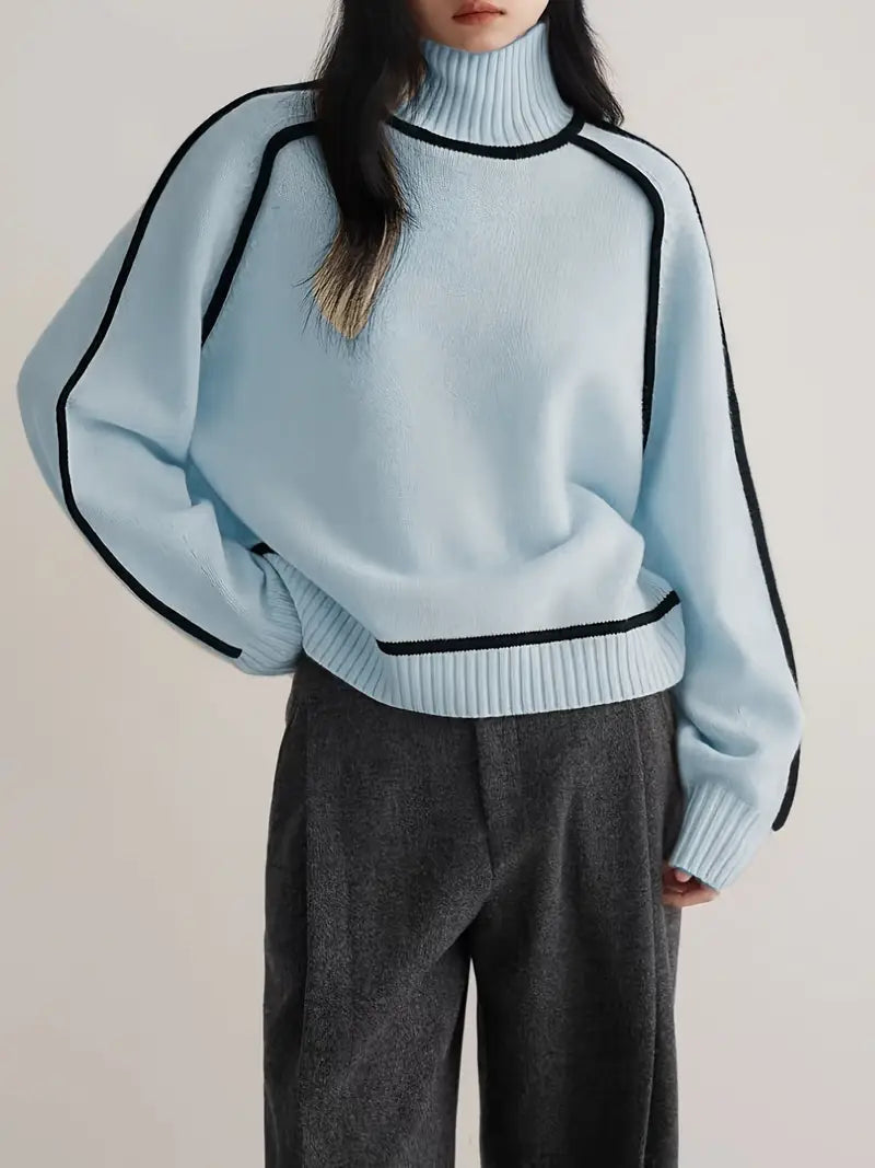 Donna - Elegancki sweter z golfem-15374249591109-Helena i Kasia Warszawa