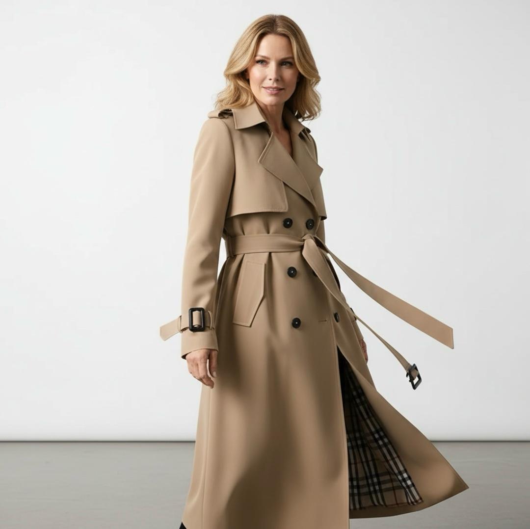 Elara - Klasyczny Płaszcz Trench dla Kobiet-15365418942789-Helena i Kasia Warszawa