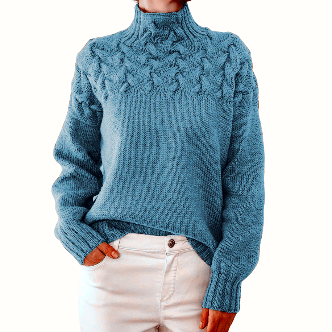 Elena - Ciepły Sweter z Golfem-15374250410309-Helena i Kasia Warszawa