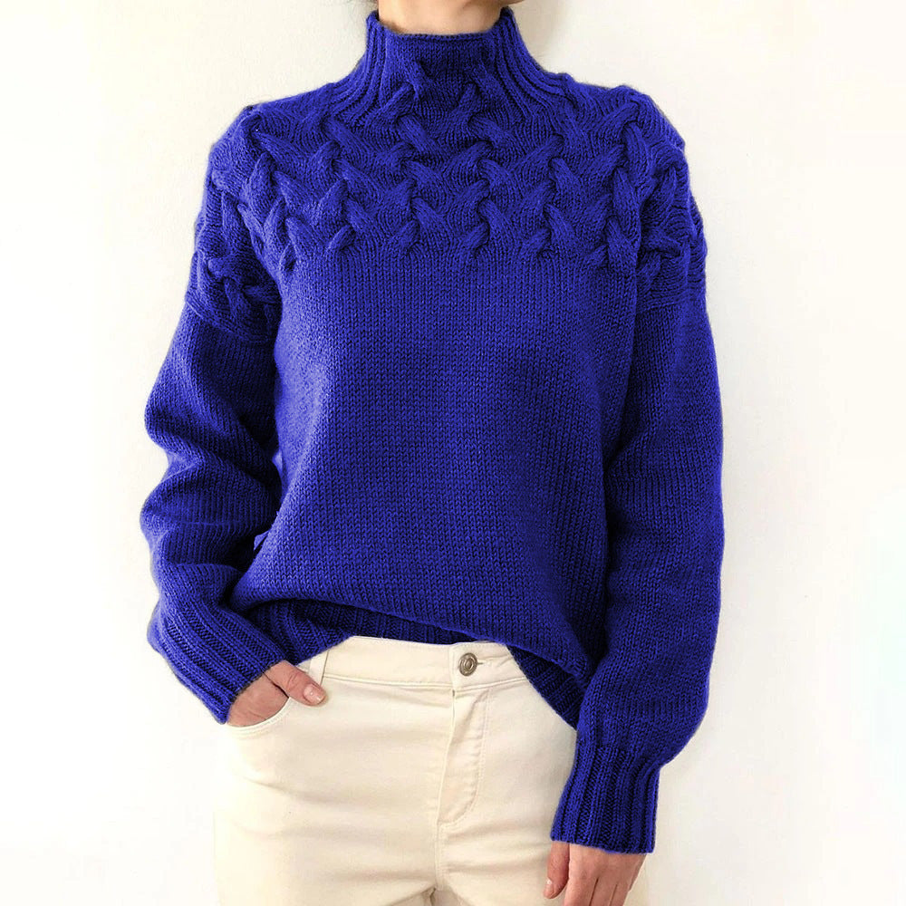 Elena - Ciepły Sweter z Golfem-15374250410309-Helena i Kasia Warszawa