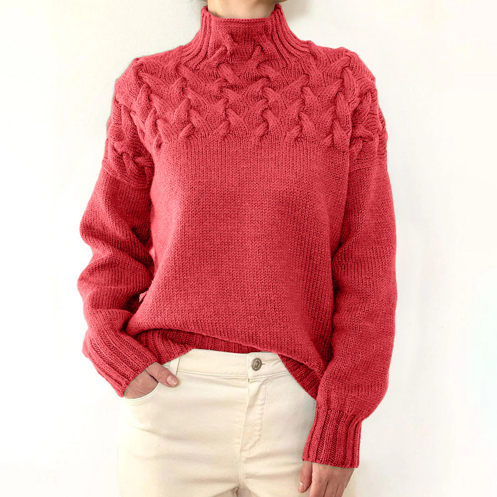 Elena - Ciepły Sweter z Golfem-15374250410309-Helena i Kasia Warszawa