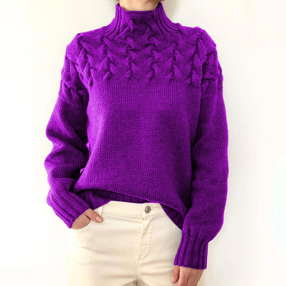 Elena - Ciepły Sweter z Golfem-15374250410309-Helena i Kasia Warszawa