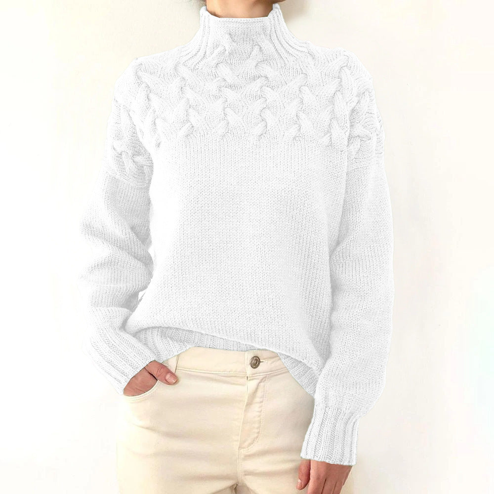 Elena - Ciepły Sweter z Golfem-15374250410309-Helena i Kasia Warszawa