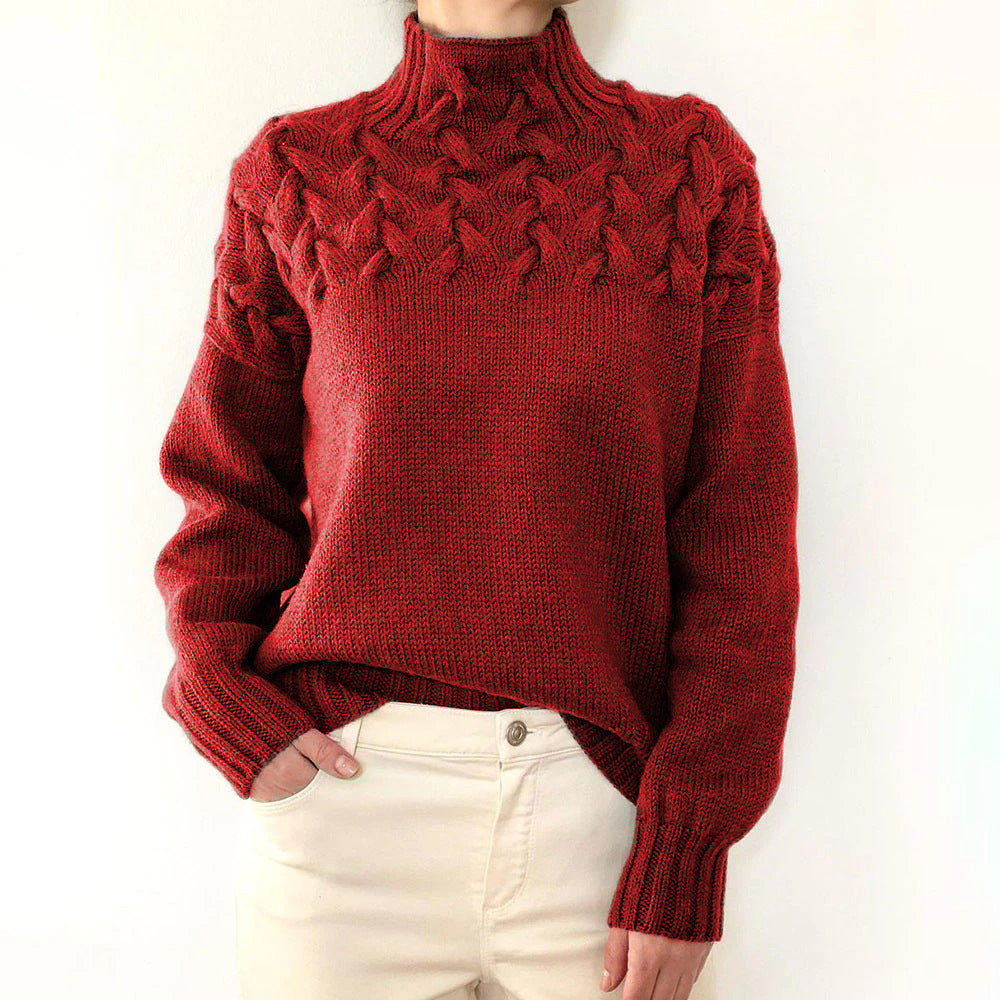 Elena - Ciepły Sweter z Golfem-15374250410309-Helena i Kasia Warszawa