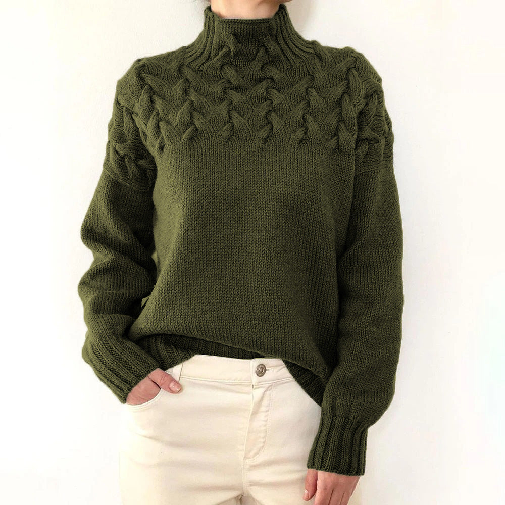 Elena - Ciepły Sweter z Golfem-15374250410309-Helena i Kasia Warszawa