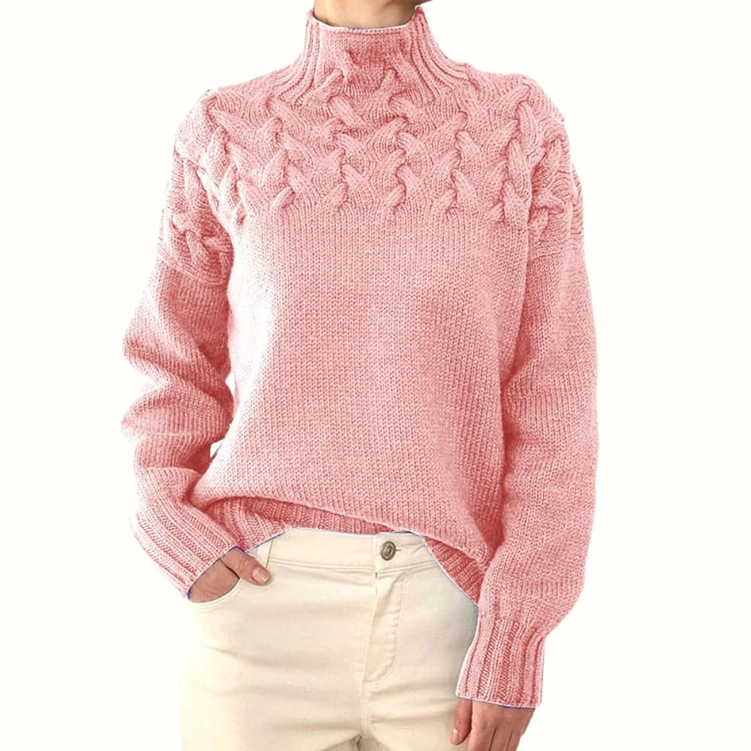 Elena - Ciepły Sweter z Golfem-15374250410309-Helena i Kasia Warszawa