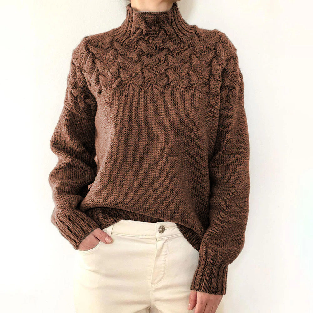 Elena - Ciepły Sweter z Golfem-15374250410309-Helena i Kasia Warszawa