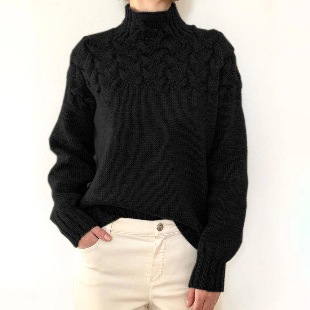 Elena - Ciepły Sweter z Golfem-15374250410309-Helena i Kasia Warszawa