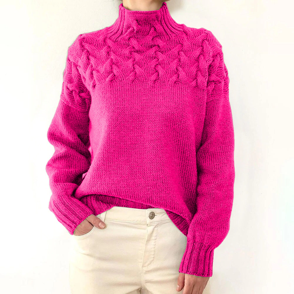 Elena - Ciepły Sweter z Golfem-15374250410309-Helena i Kasia Warszawa