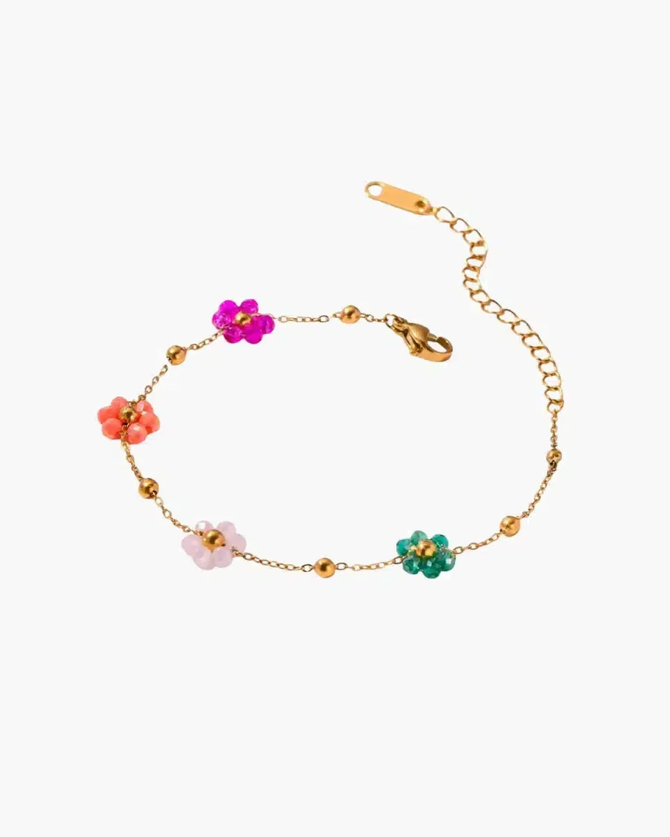 Florella – Ręcznie wykonane kwiatowe koraliki – Bransoletka charms-15216213229893-Helena i Kasia Warszawa