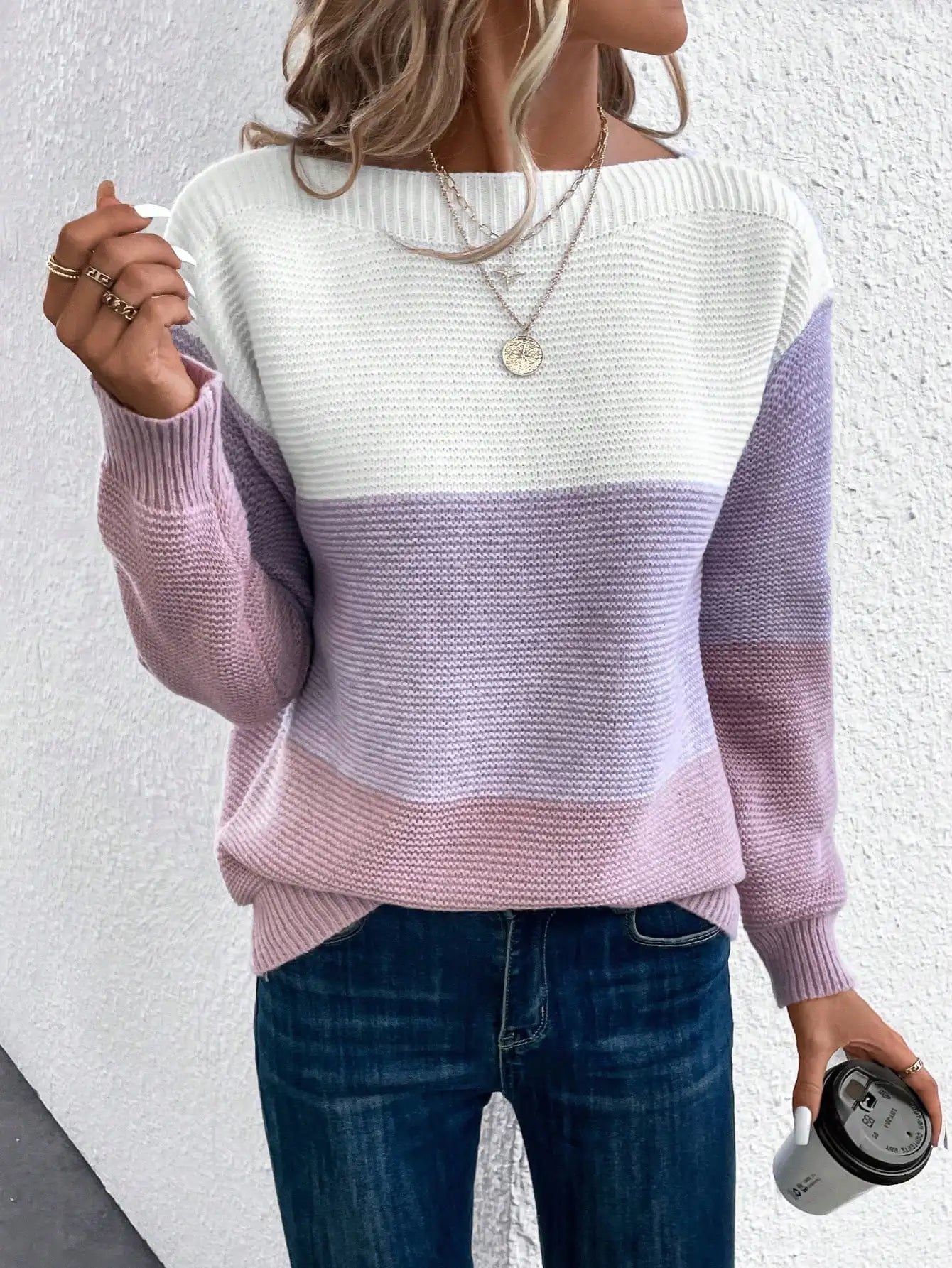 Grace - Przytulny Sweter Ombre-15374250377541-Helena i Kasia Warszawa