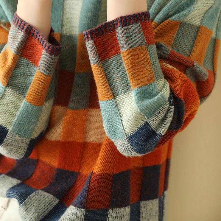 Isla - Przytulny Retro Sweter-15374250279237-Helena i Kasia Warszawa