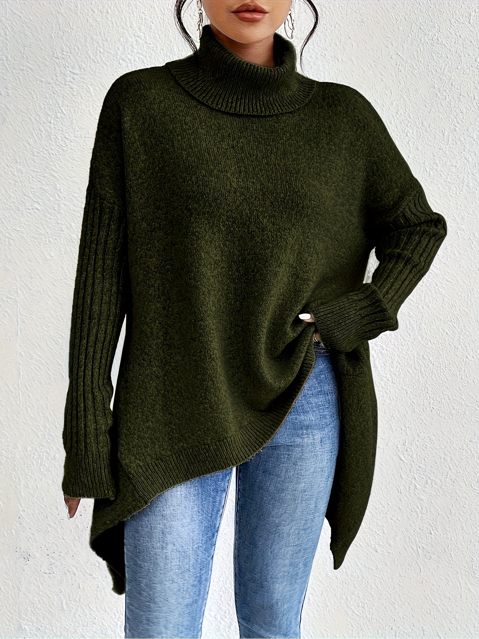 Isla - Oversized Sweter z Golfem-15374251360581-Helena i Kasia Warszawa