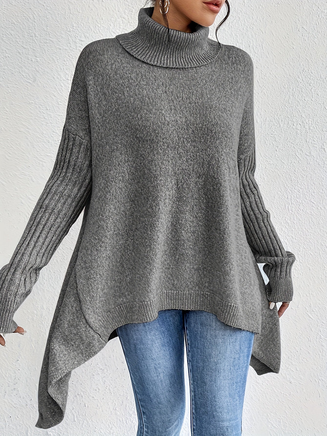 Isla - Oversized Sweter z Golfem-15374251360581-Helena i Kasia Warszawa