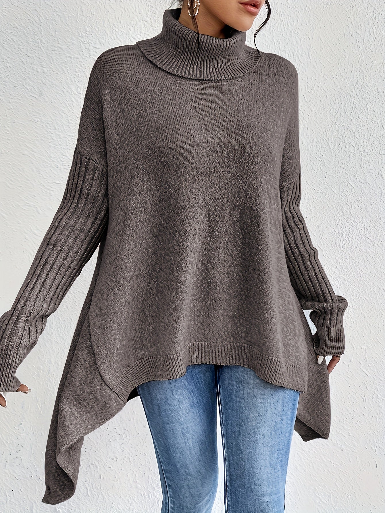 Isla - Oversized Sweter z Golfem-15374251360581-Helena i Kasia Warszawa