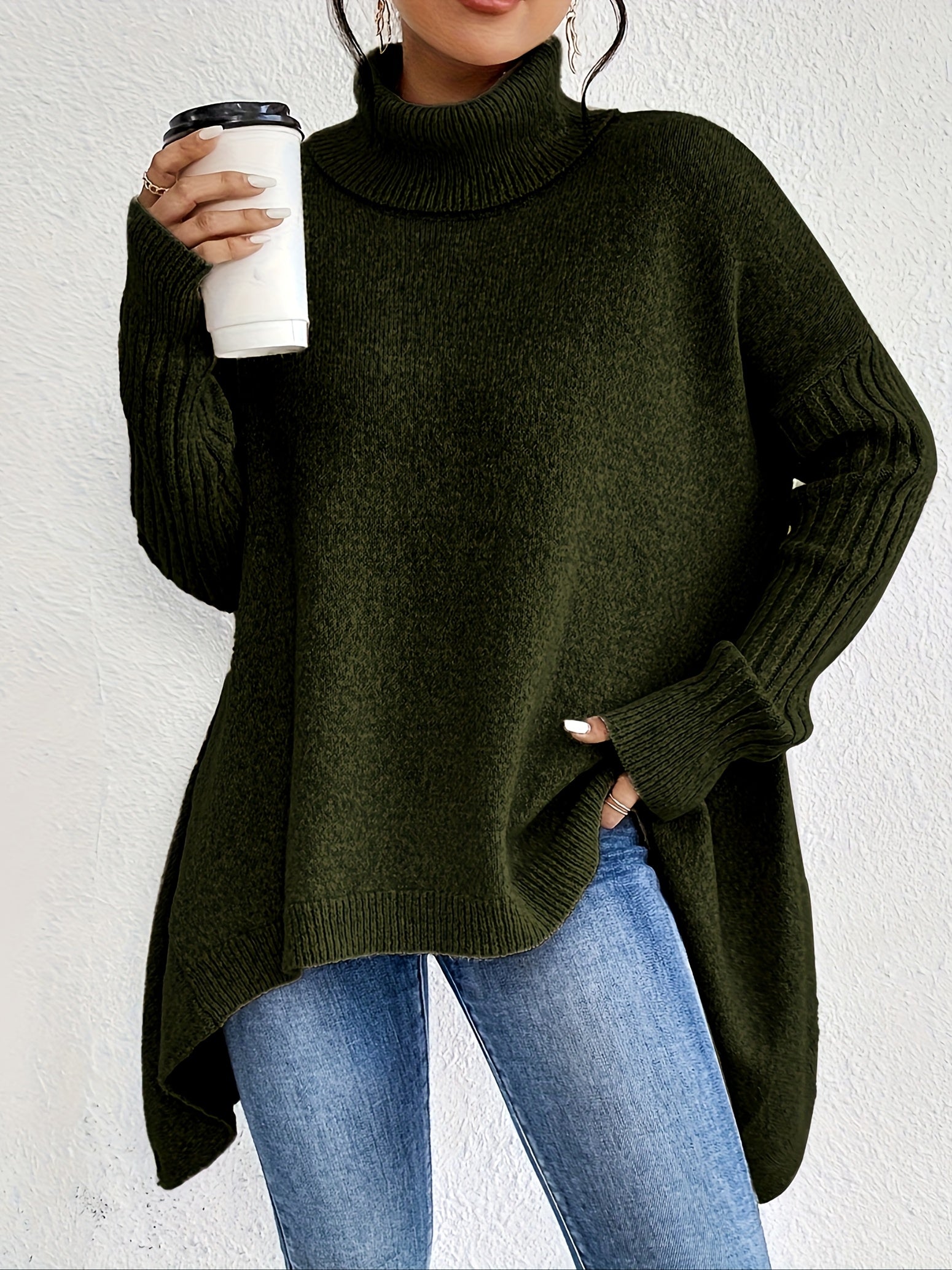 Isla - Oversized Sweter z Golfem-15374251360581-Helena i Kasia Warszawa