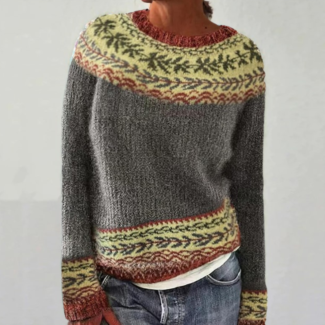 Lara - Przytulny Retro Sweter-15365361566021-Helena i Kasia Warszawa