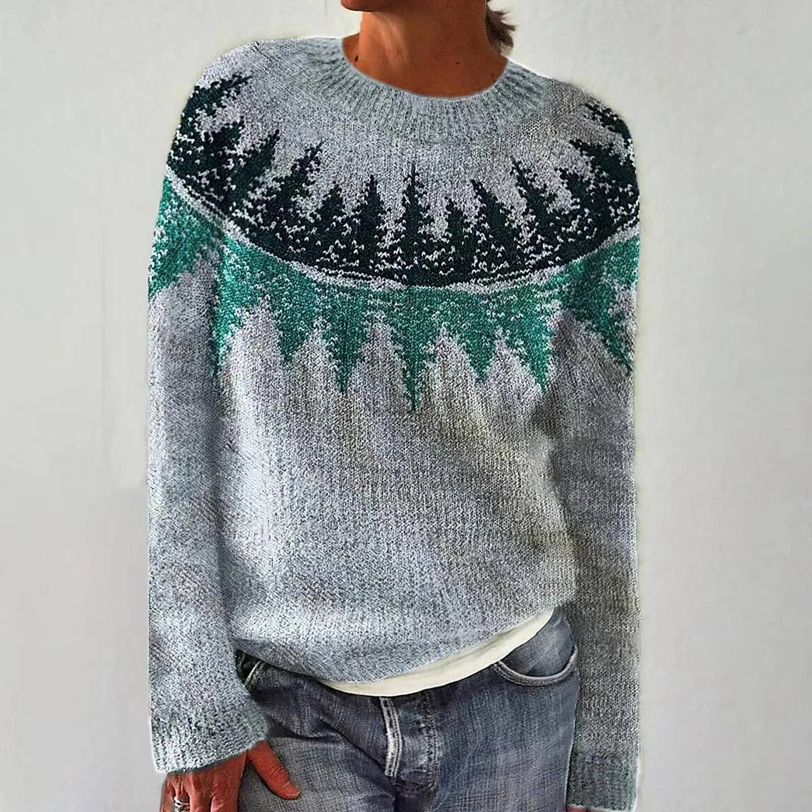 Lea - Przytulny Retro Sweter-15365362286917-Helena i Kasia Warszawa