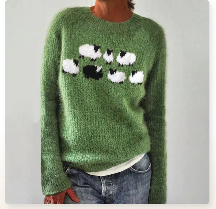 Lila - Wygodny Uroczy Sweter z Owcą-15365362024773-Helena i Kasia Warszawa