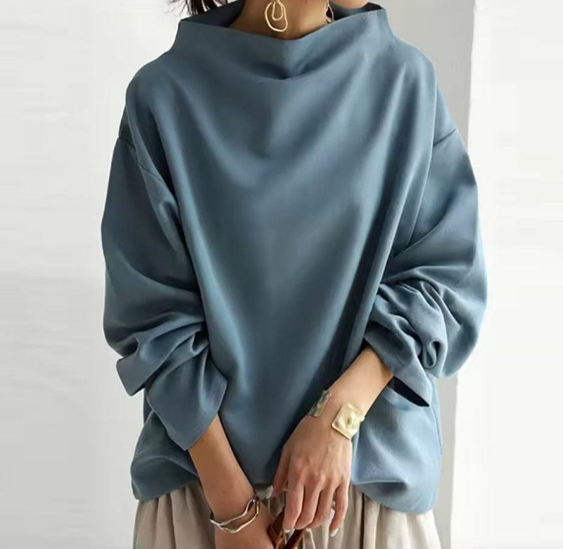 Lisa - Casual Top z Wysokim Kołnierzem-15374249525573-Helena i Kasia Warszawa