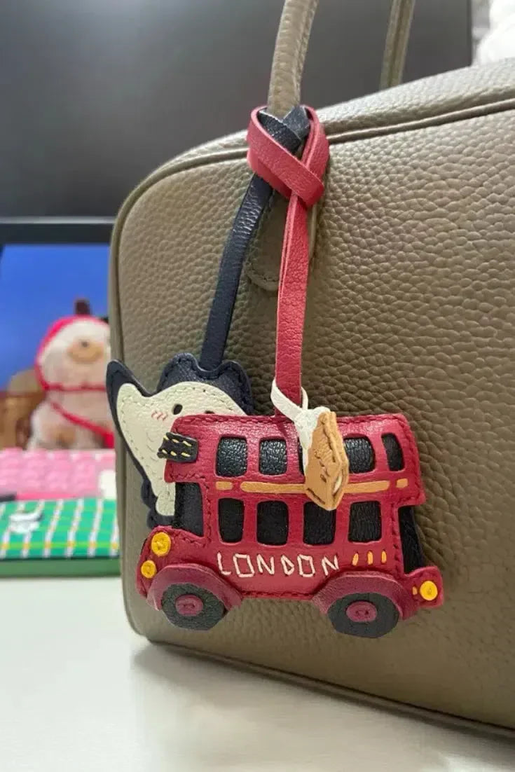 London Bus – Klasyczny wzór – Zawieszka do torby-15216245932357-Helena i Kasia Warszawa