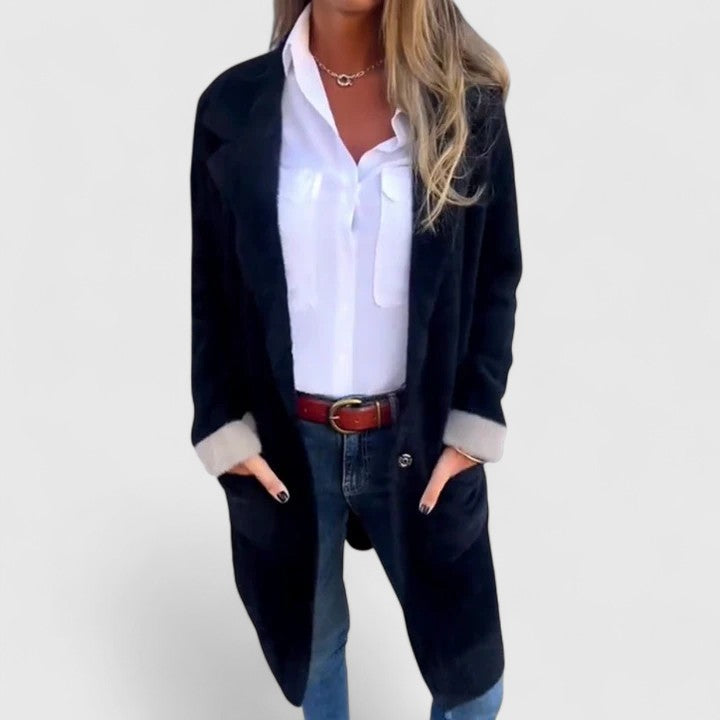 Maribel - Elegancki płaszcz w stylu marynarki na co dzień-15365420974405-Helena i Kasia Warszawa