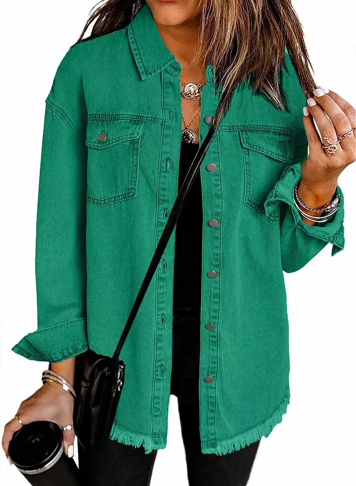 Marlowe - Kurtka Koszulowa w Rozmiarze Oversize-15365421269317-Helena i Kasia Warszawa